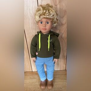 Battat Our Generation Elliot 18” Boy Doll Toy EUC